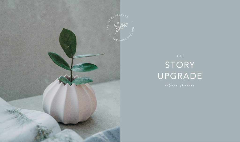 The Story Upgrade | Natural Skincare | Organic Skincare | Small Business Branding | Logo Design